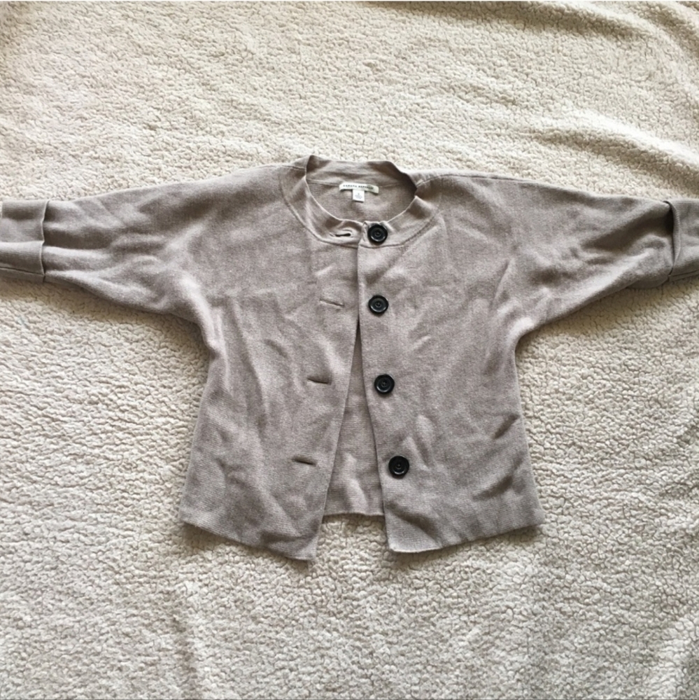 Banana Republic Taupe Cardigan Sweater